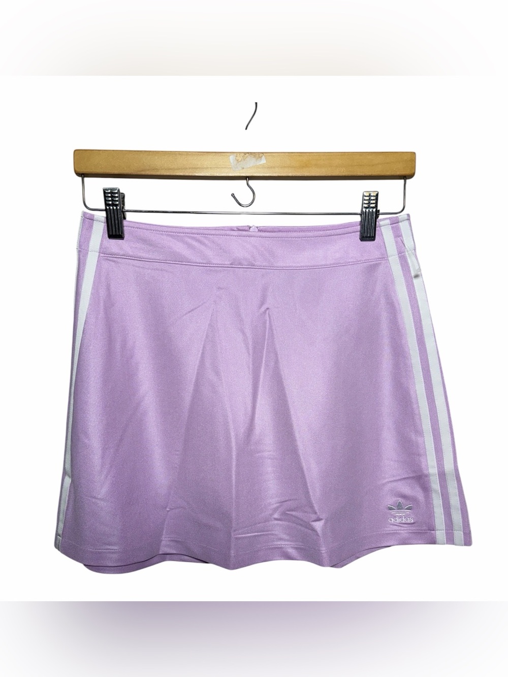 Adidas 3 Stripes Light Pink Mini Skirt NWT $45